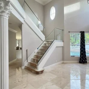 luxury staircase railings