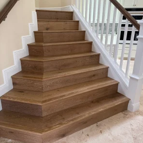 wood railing