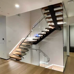 floating floor stair nose installation