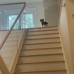 custom glass railing