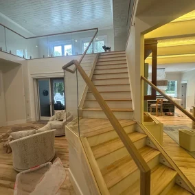 glass railings