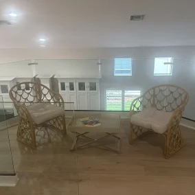 glass railing