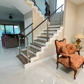glass railing near me