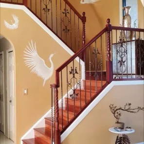 luxury staircase railings