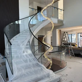 interior glass railings