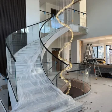 interior glass railings