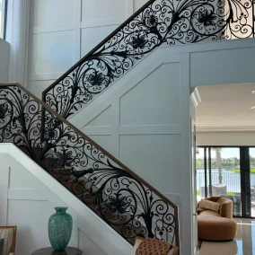 iron stair railing near me