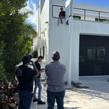 luxury staircase railings process