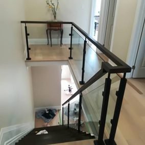 glass railing system