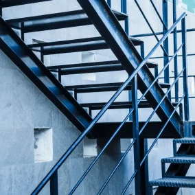 metal handrails